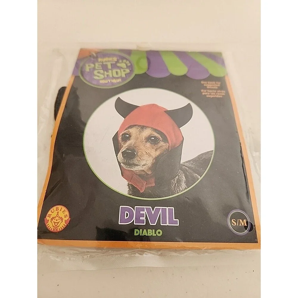 Rubie's Pet Shop Boutique Devil Dog Halloween Costume S/M 2022 New